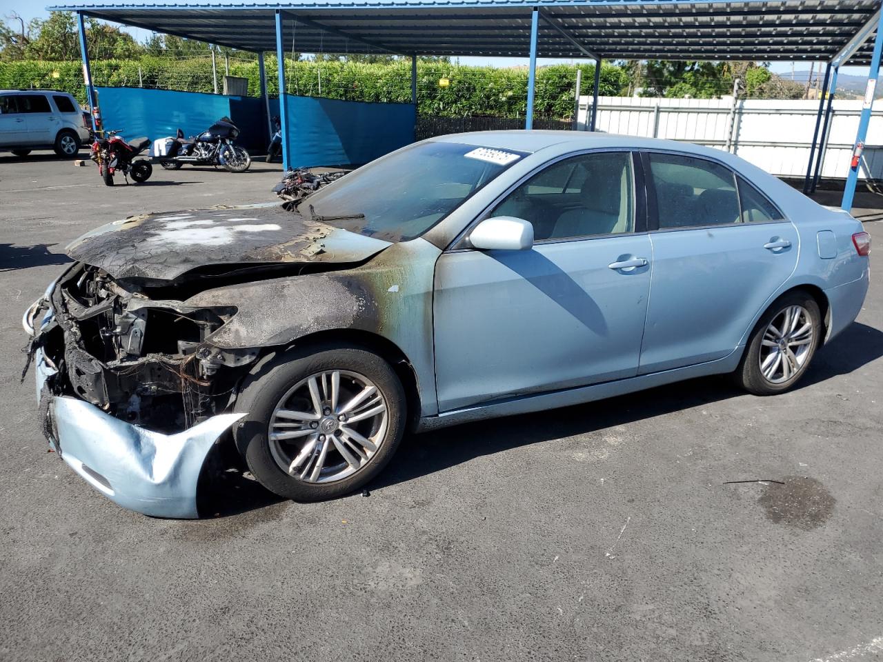 2007 Toyota Camry Ce للبيع في San Martin، CA - Burn - Engine