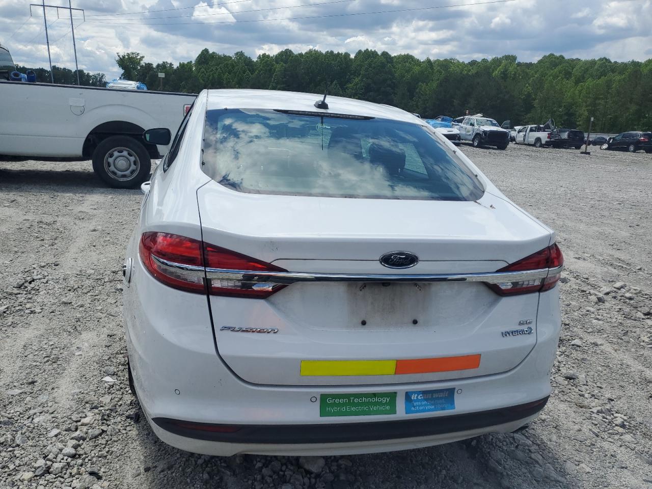 2018 Ford Fusion Se Hybrid VIN: 3FA6P0LU1JR172002 Lot: 54030265