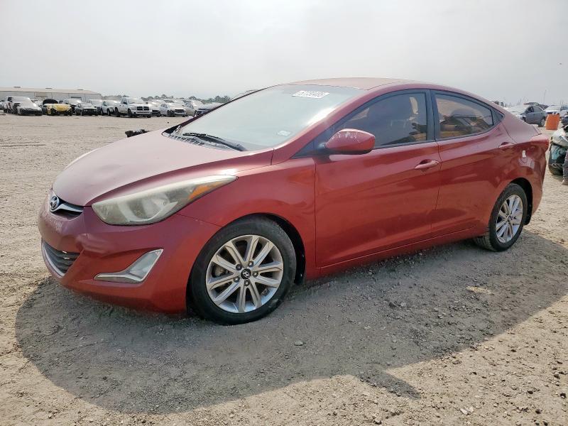  HYUNDAI ELANTRA 2016 Бордовый