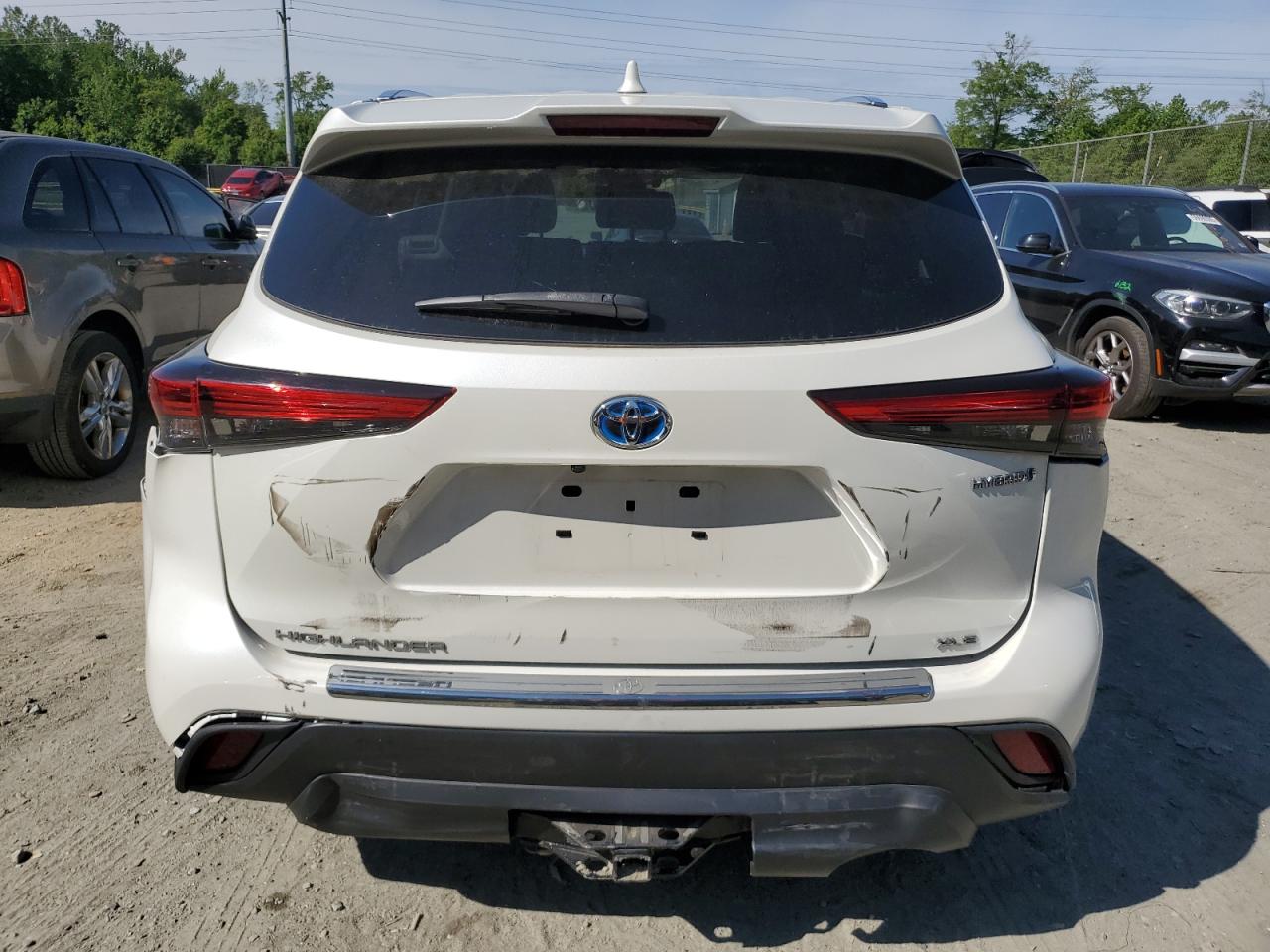 2021 Toyota Highlander Hybrid Xle VIN: 5TDGBRCH6MS525470 Lot: 56164855