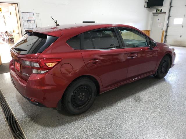  SUBARU IMPREZA 2020 Red