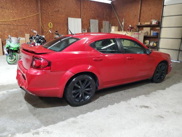 Sedans DODGE AVENGER 2014 Red