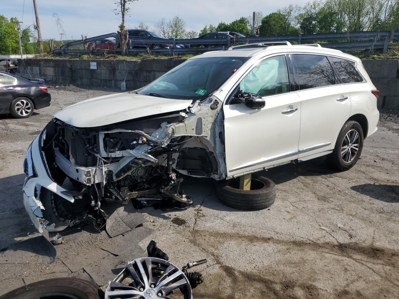 2018 Infiniti Qx60 للبيع في Marlboro، NY - Front End