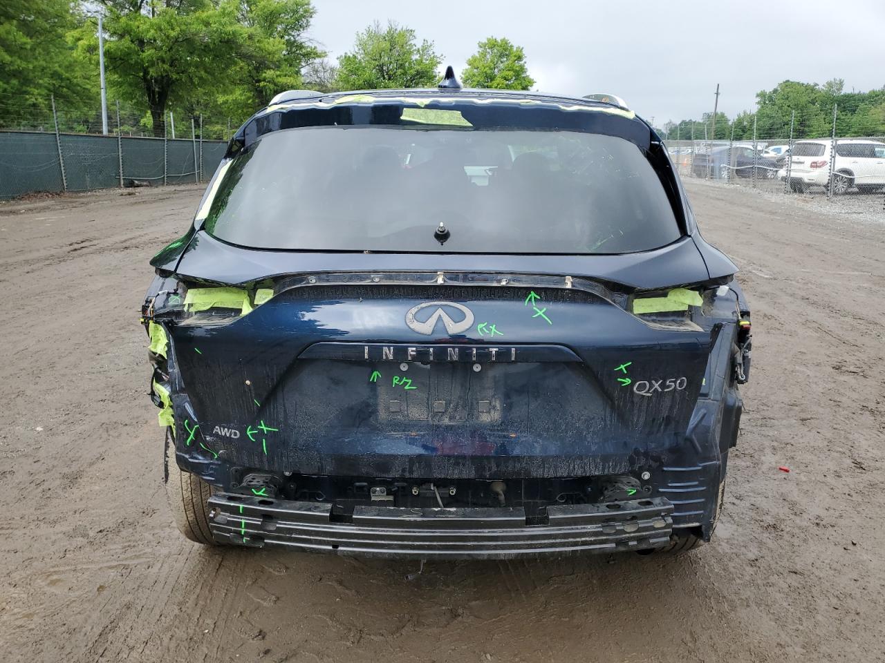 2022 Infiniti Qx50 Luxe VIN: 3PCAJ5BB3NF107436 Lot: 56540445