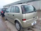 2008 VAUXHALL MERIVA LIF for sale at Copart PETERLEE