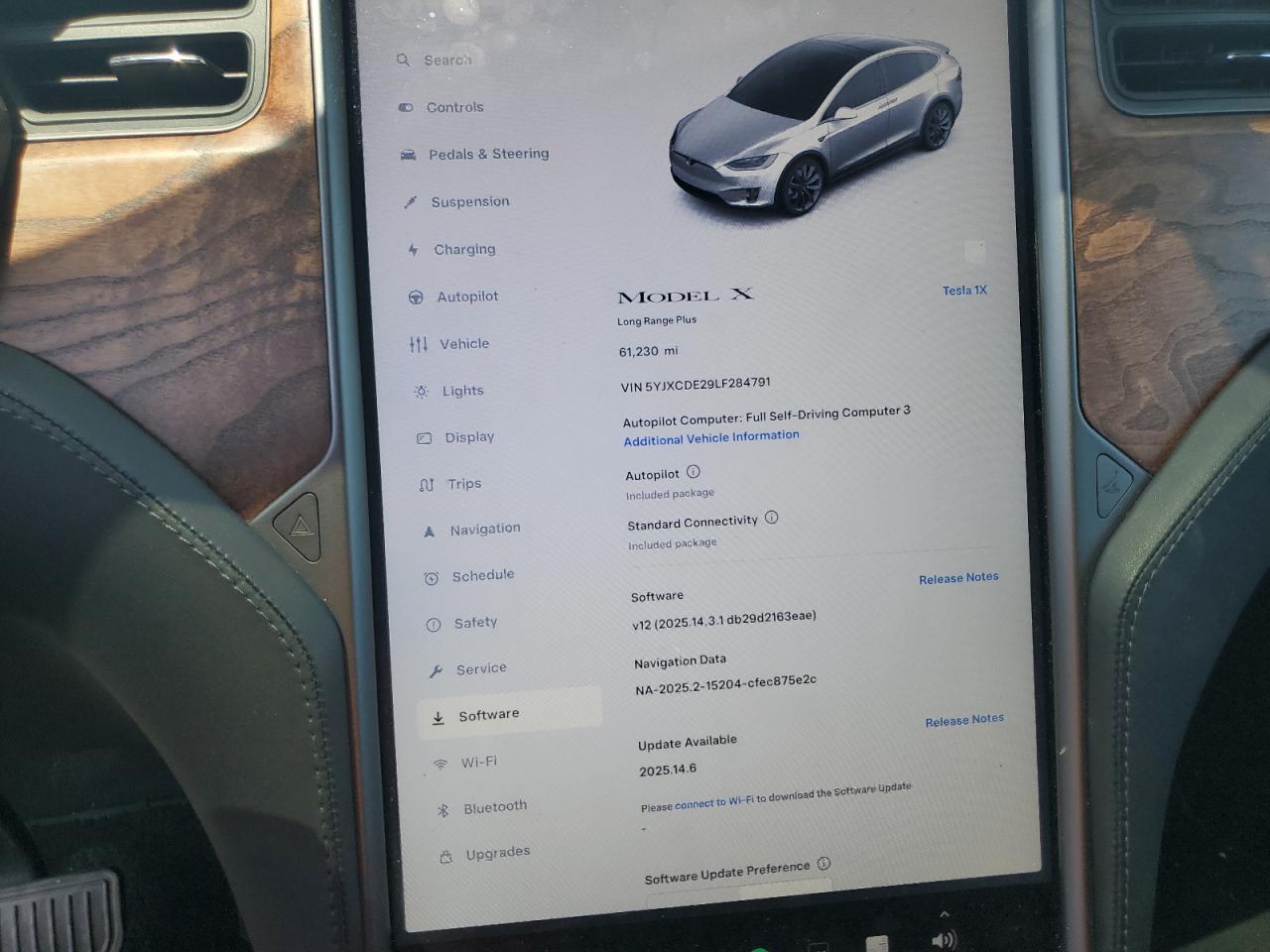 2020 Tesla Model X VIN: 5YJXCDE29LF284791 Lot: 57467805
