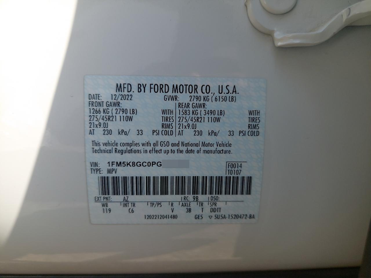 1FM5K8GC0PGA24861 - 2023 Ford Explorer - #undefined