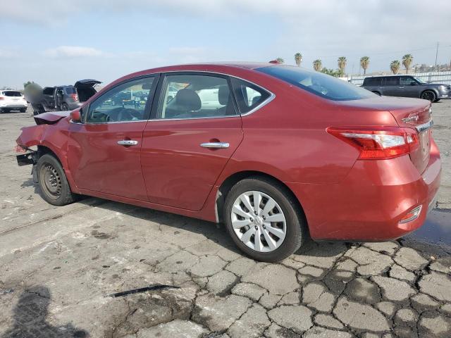  NISSAN SENTRA 2016 Красный