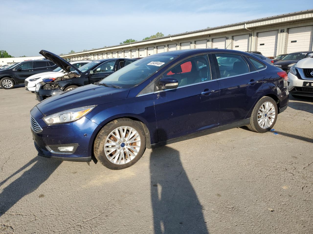 2017 Ford Focus Titanium იყიდება Louisville-ში, KY - Hail