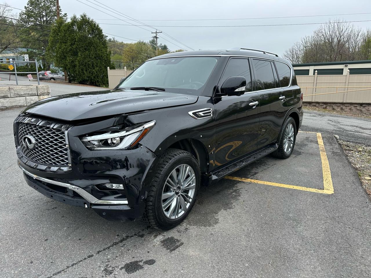 2021 Infiniti Qx80 Luxe zu verkaufen in North Billerica, MA - Front End