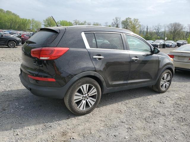  KIA SPORTAGE 2016 Чорний