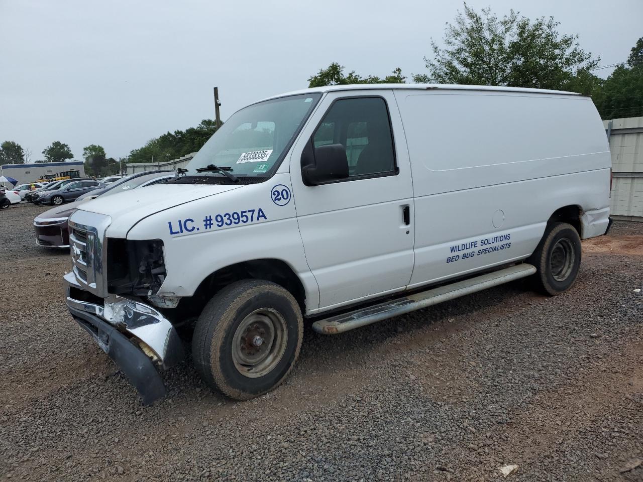 2014 Ford Econoline E250 Van за продажба в Hillsborough, NJ - Front End