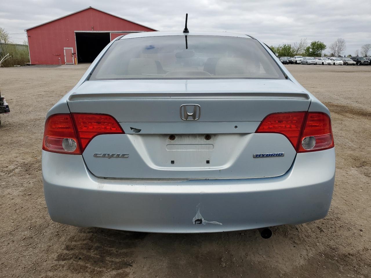 2006 Honda Civic Hybrid VIN: JHMFA36206S800598 Lot: 56024425