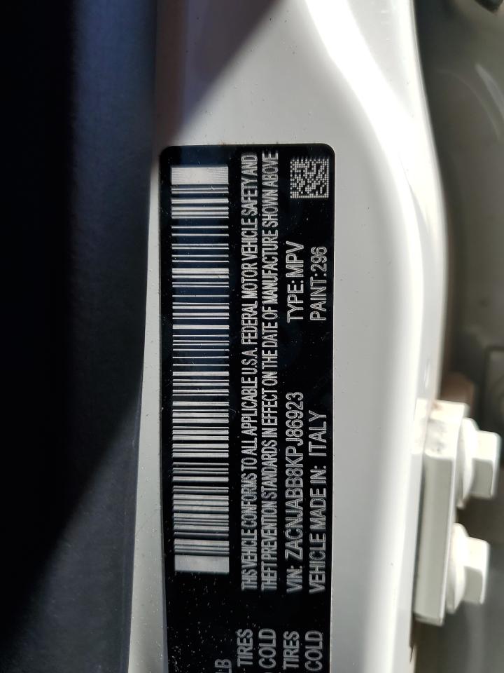 2019 Jeep Renegade Latitude VIN: ZACNJABB8KPJ86923 Lot: 57768225