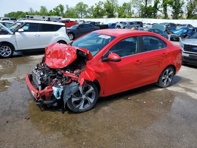  CHEVROLET SONIC 2017 Czerwony