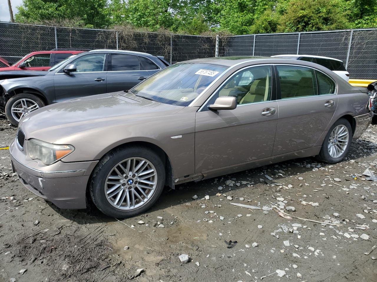 2005 Bmw 745 Li იყიდება Waldorf-ში, MD - Rear End