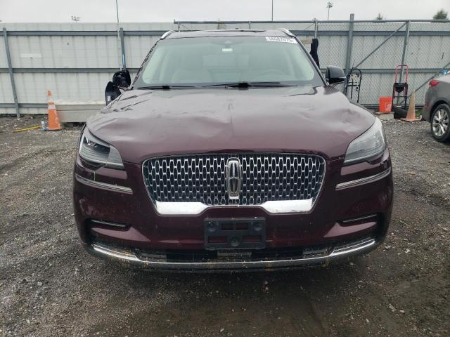  LINCOLN AVIATOR 2022 Бургунді