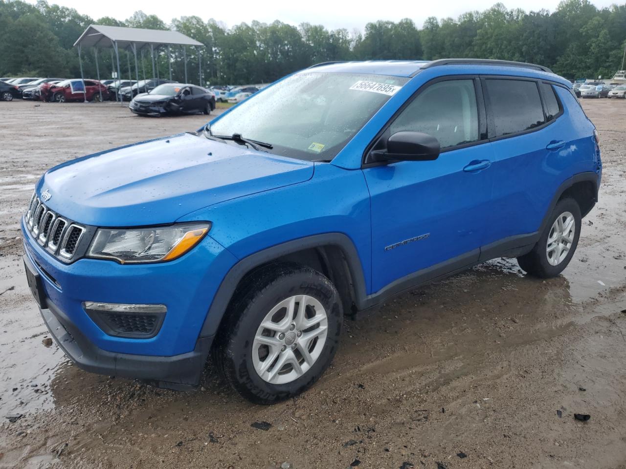 2018 Jeep Compass Sport იყიდება Charles City-ში, VA - Rear End