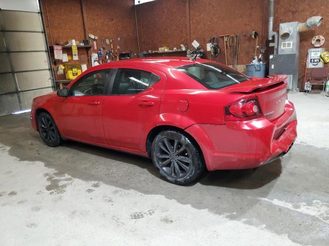 Sedans DODGE AVENGER 2014 Red