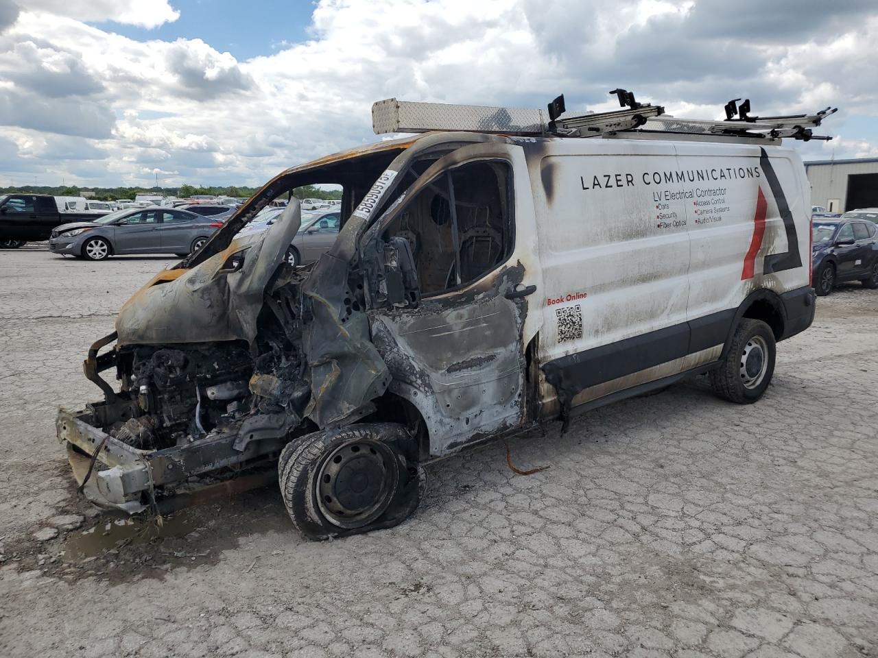 2019 Ford Transit T- 3.7L იყიდება Kansas City-ში, KS - Burn