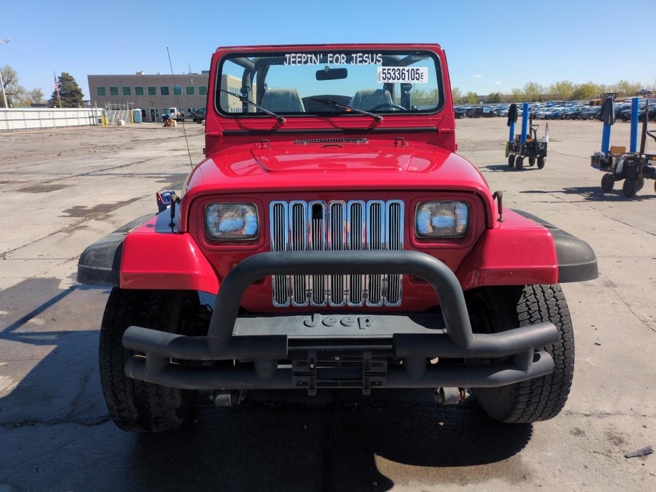 1992 Jeep Wrangler / Yj VIN: 2J4FY29S9NJ508783 Lot: 55336105