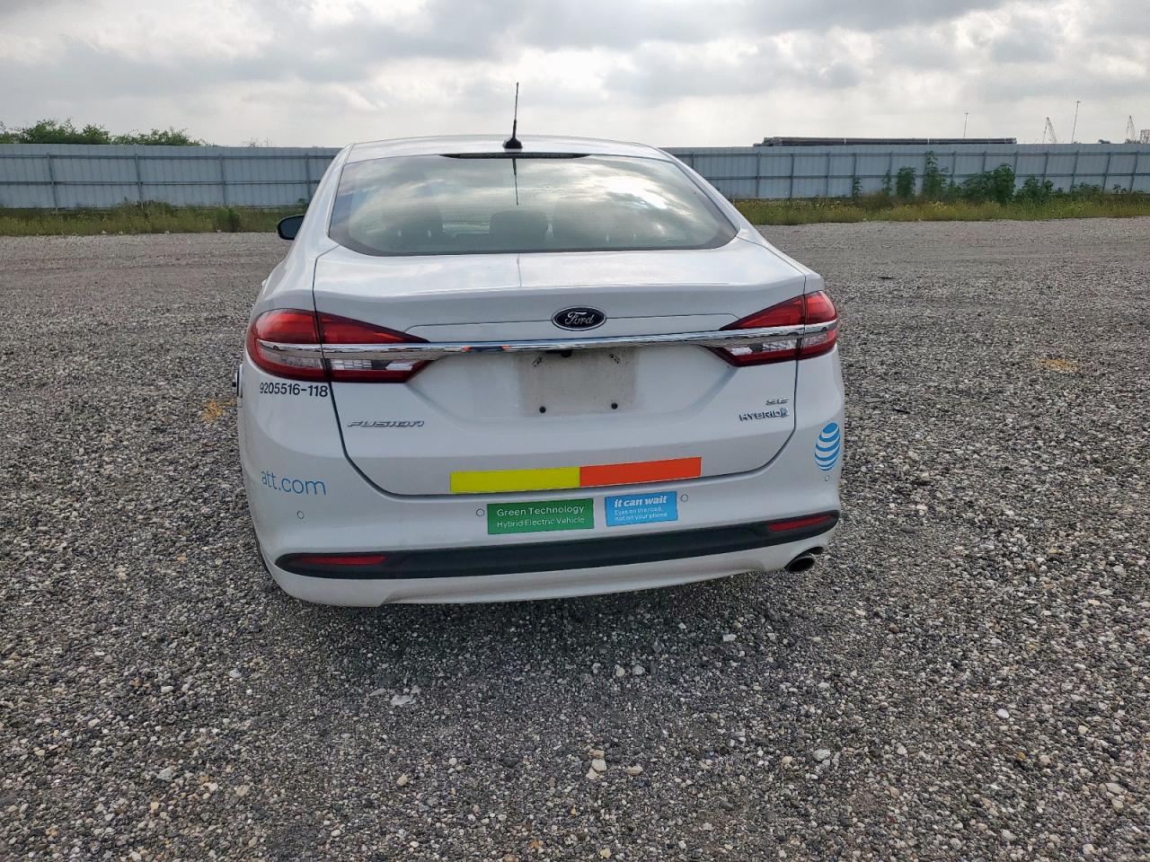 2018 Ford Fusion Se Hybrid VIN: 3FA6P0LU2JR178472 Lot: 55085385