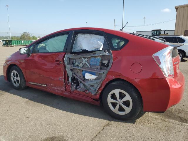  TOYOTA PRIUS 2012 Червоний