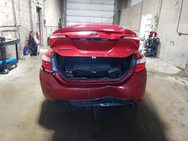  TOYOTA COROLLA 2016 Red