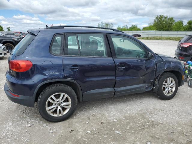  VOLKSWAGEN TIGUAN 2016 Granatowy