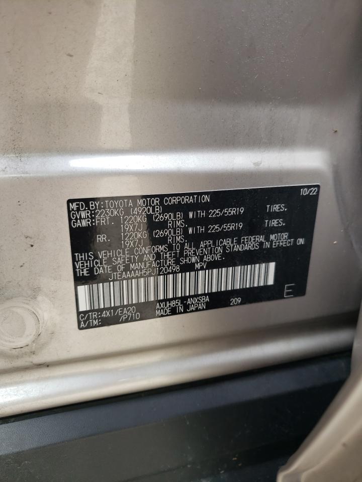 2023 Toyota Venza Le VIN: JTEAAAAH5PJ120498 Lot: 56872335