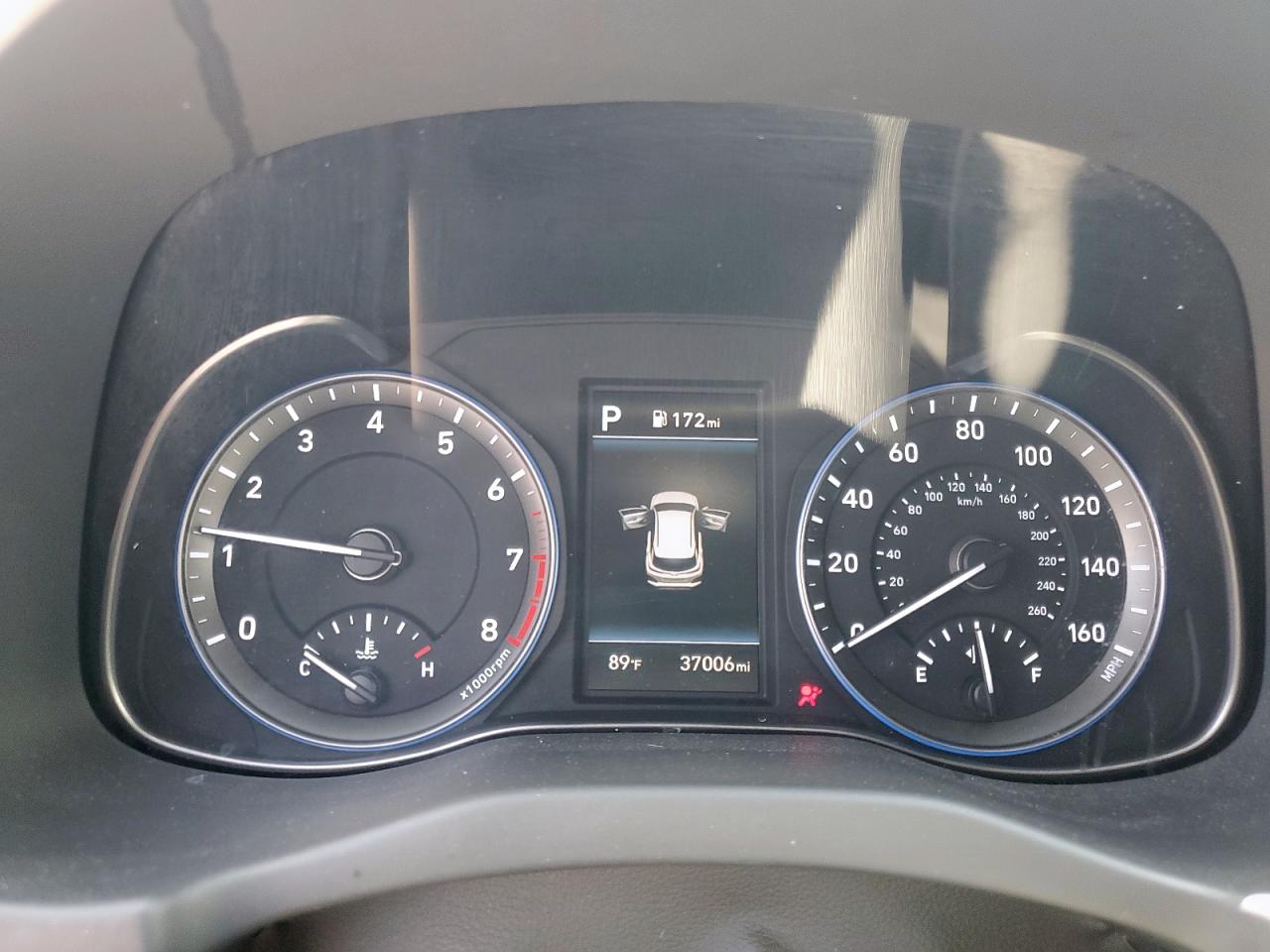 2021 Hyundai Kona Sel VIN: KM8K22AA4MU737489 Lot: 58966225