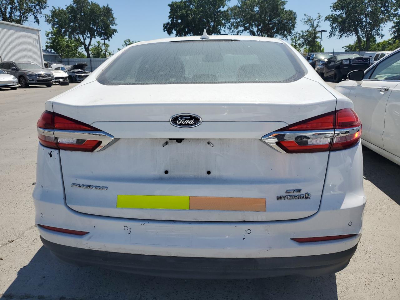 2019 Ford Fusion Se VIN: 3FA6P0LU2KR124865 Lot: 54024435