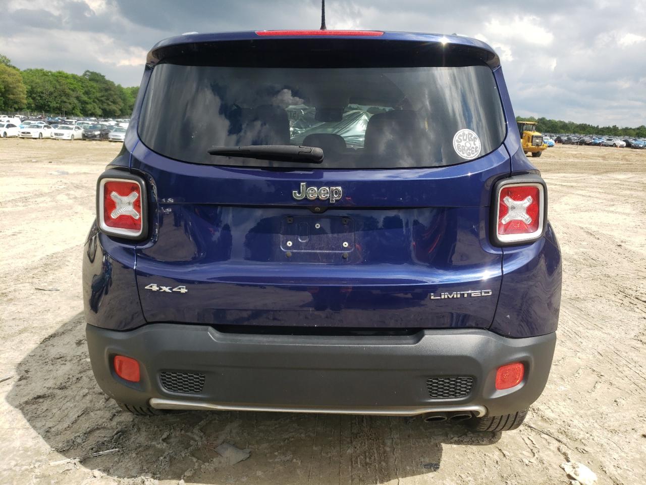 2016 Jeep Renegade Limited VIN: ZACCJBDT3GPD28091 Lot: 57282825