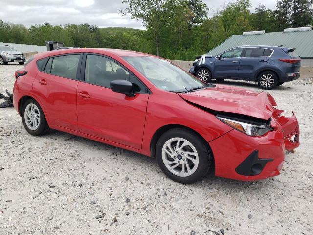  SUBARU IMPREZA 2024 Красный