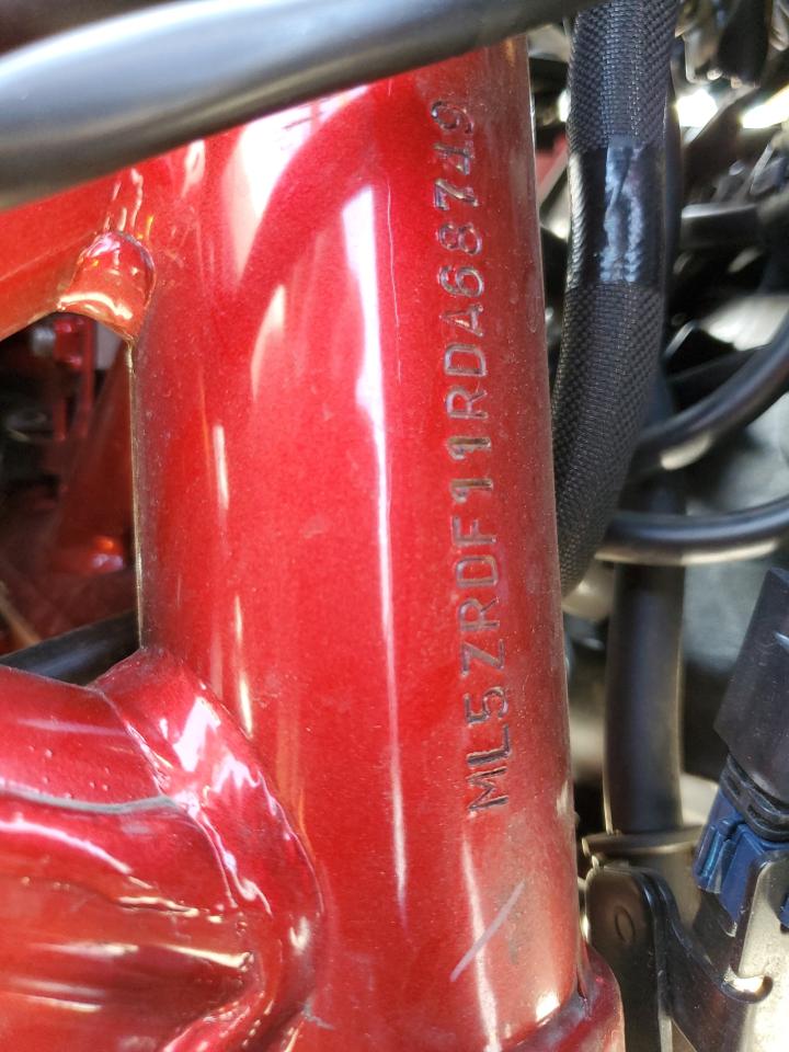 2024 Kawasaki Zr900 F VIN: ML5ZRDF11RDA68749 Lot: 58982855