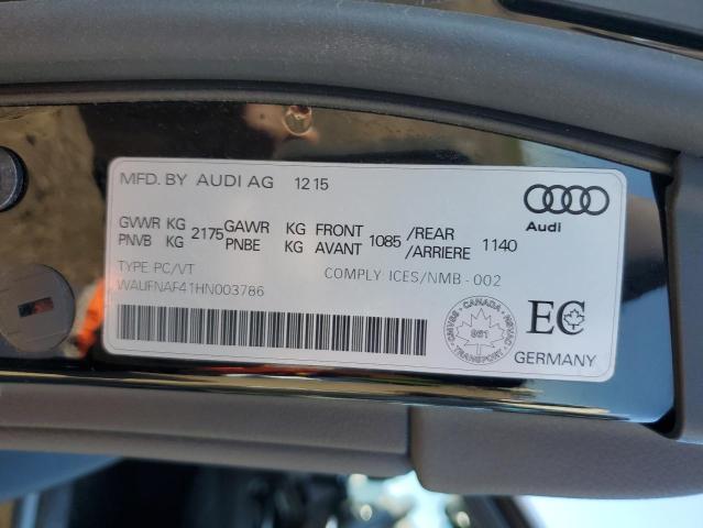 2017 AUDI A4 PRESTIGE