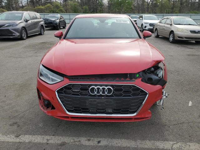  AUDI A4 2020 Czerwony