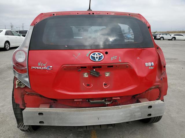  TOYOTA PRIUS 2014 Червоний