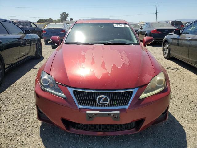  LEXUS IS 2012 Бордовый