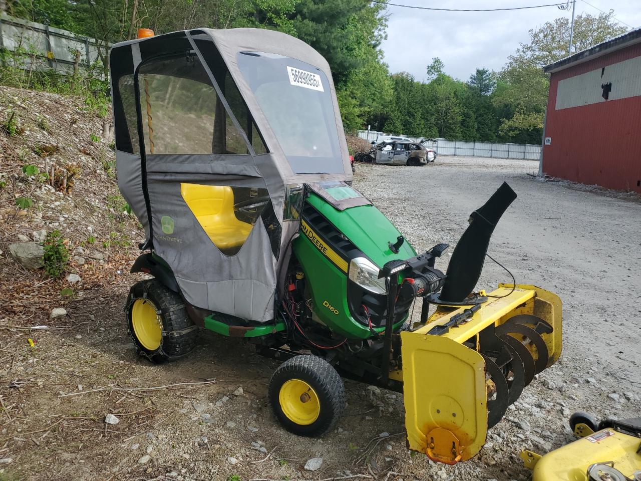 2012 John Deere D160 Lawn Tractor for Sale in Mendon, MA - Normal Wear