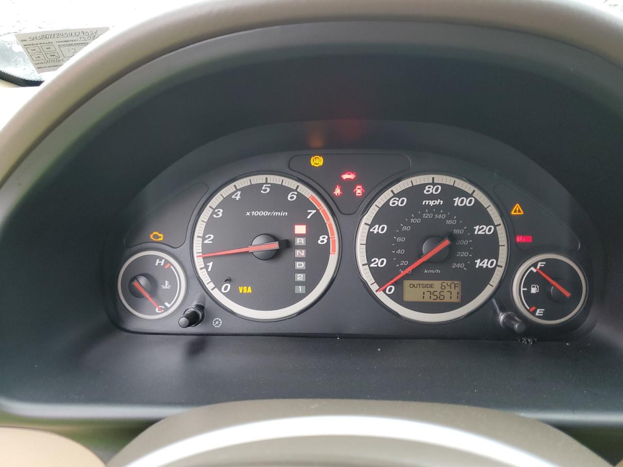 2005 Honda Cr-V Ex VIN: SHSRD78845U329526 Lot: 55357285