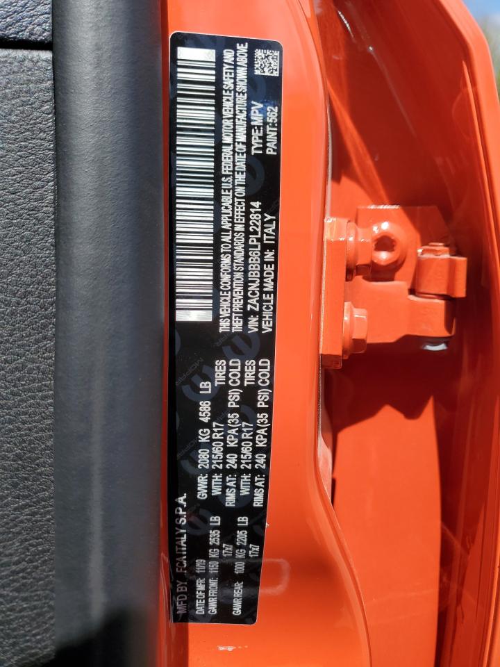 2020 Jeep Renegade Latitude VIN: ZACNJBBB6LPL22814 Lot: 56070445