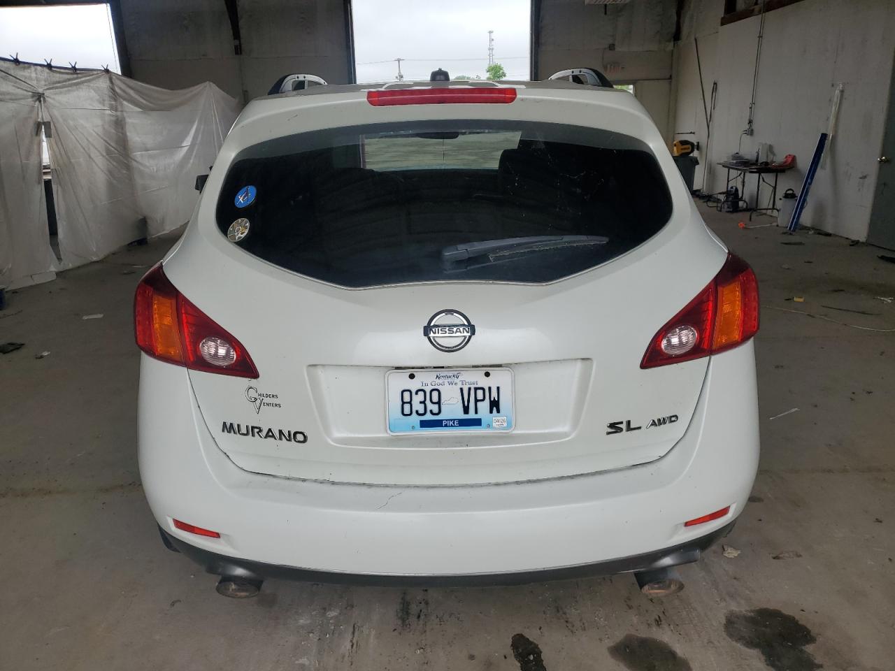 2010 Nissan Murano S VIN: JN8AZ1MW7AW118709 Lot: 56173445
