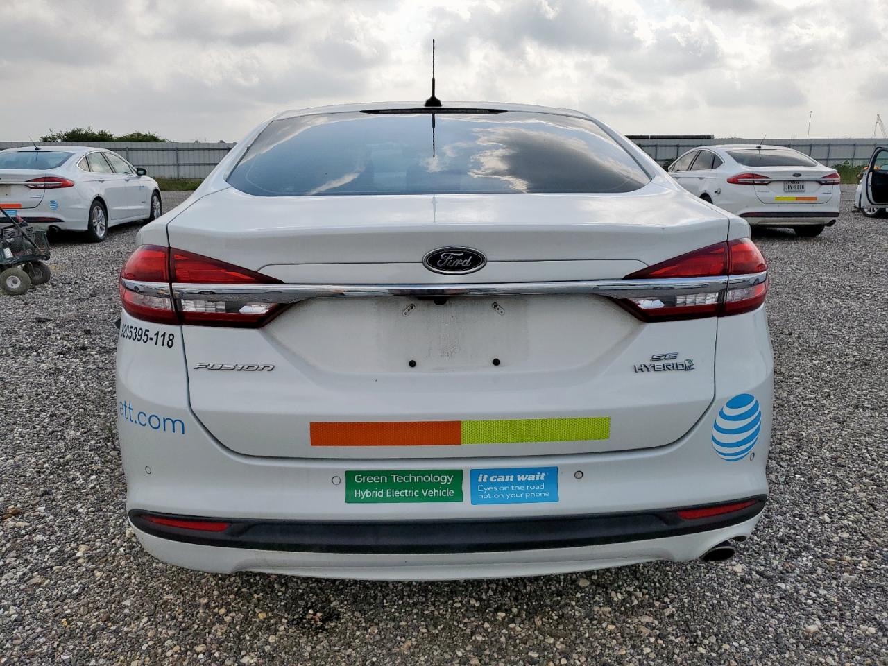 2018 Ford Fusion Se Hybrid VIN: 3FA6P0LU0JR129951 Lot: 54037915