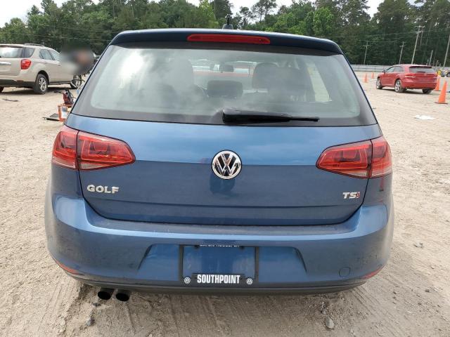 Hatchbacks VOLKSWAGEN GOLF 2017 Granatowy