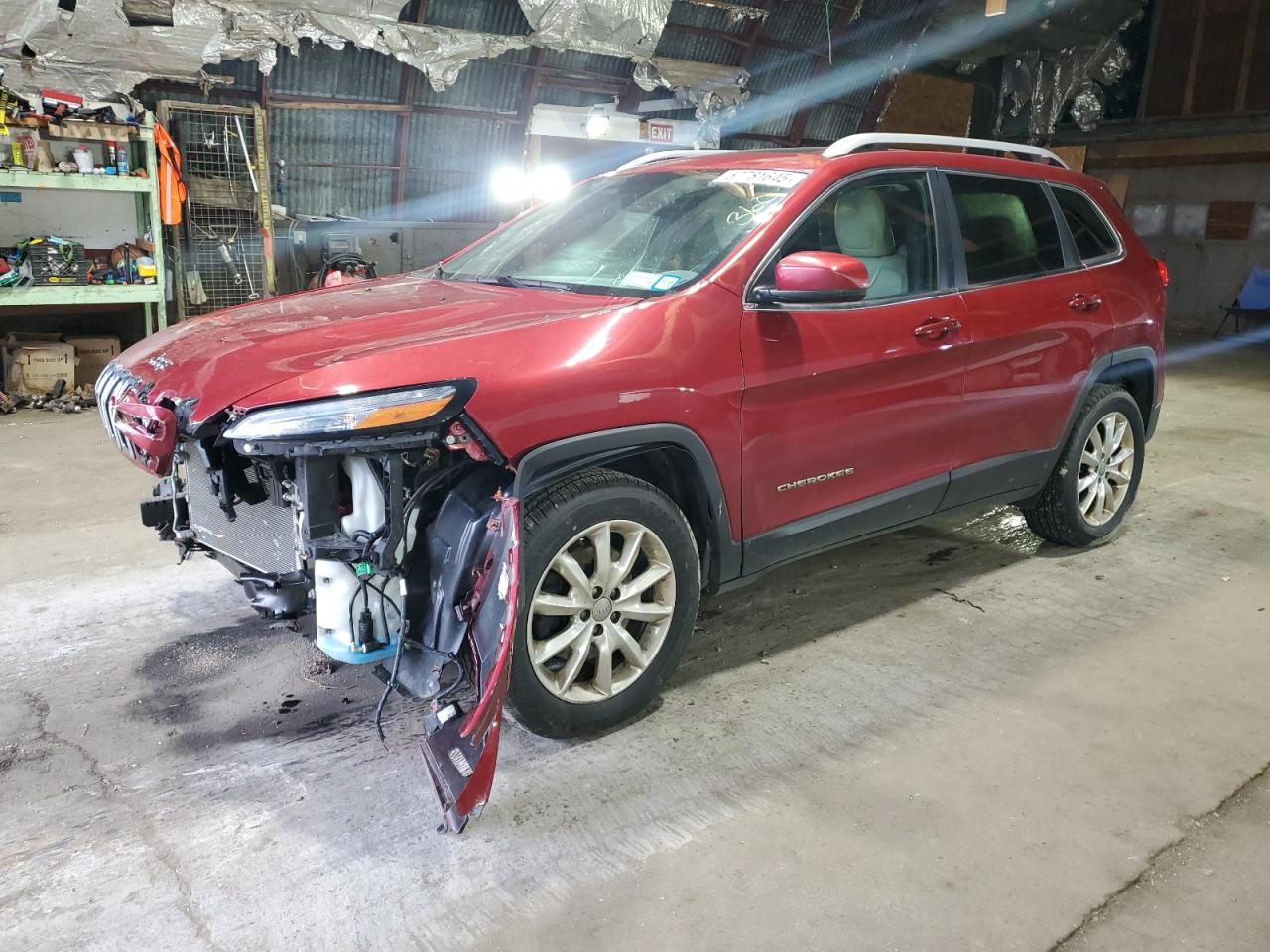 2017 Jeep Cherokee Limited na sprzedaż w Albany, NY - Front End