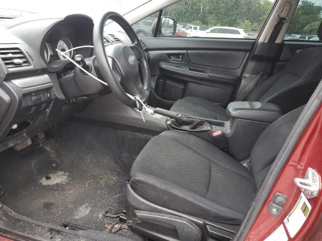  SUBARU IMPREZA 2012 Czerwony