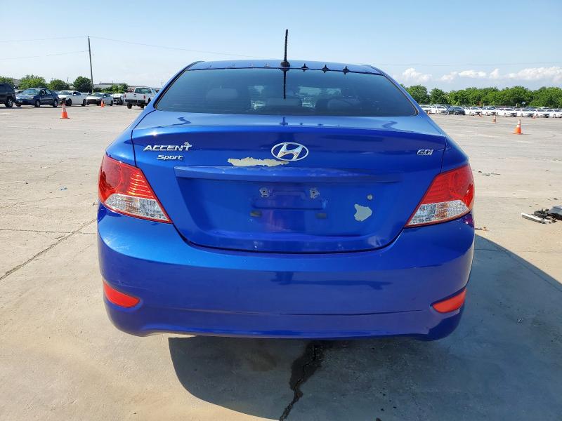  HYUNDAI ACCENT 2013 Blue