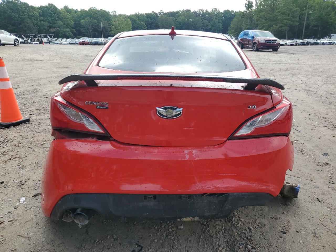 2010 Hyundai Genesis Coupe 3.8L VIN: KMHHU6KHXAU034689 Lot: 58925795