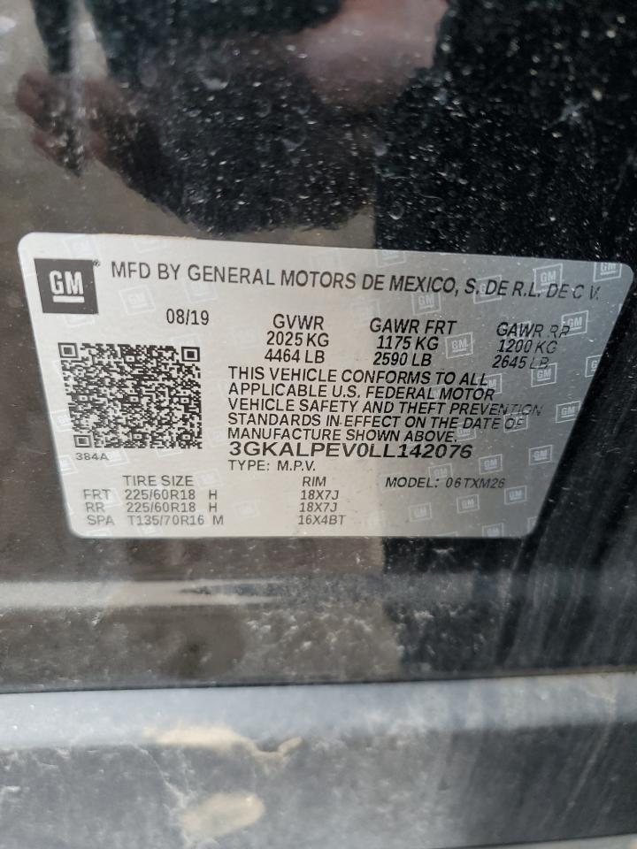 2020 GMC Terrain Slt VIN: 3GKALPEV0LL142076 Lot: 56719385